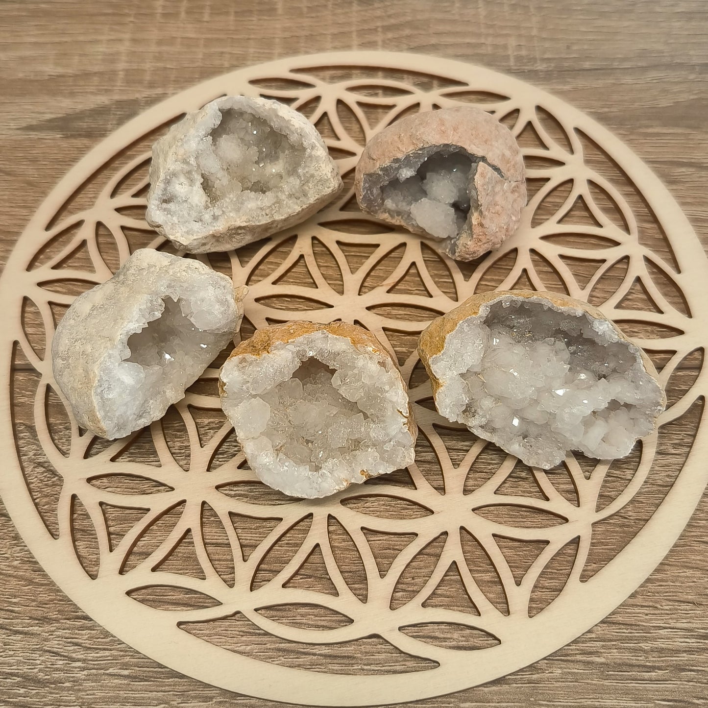 Fragment Géode Cristal de roche Qualité A + de 50g - Ether et sens