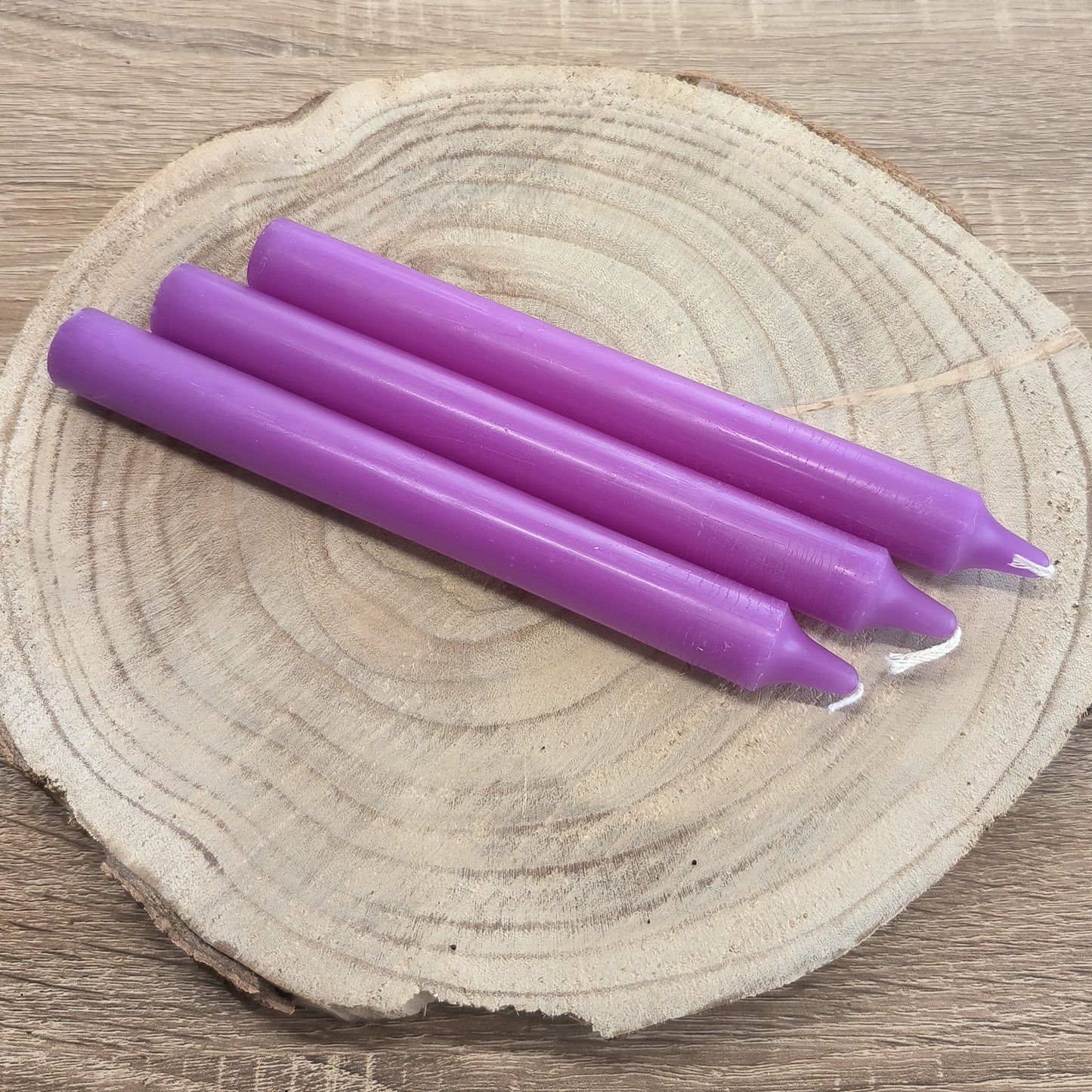 Bougie Teintée Masse 22cm - Violet - Ether et sens