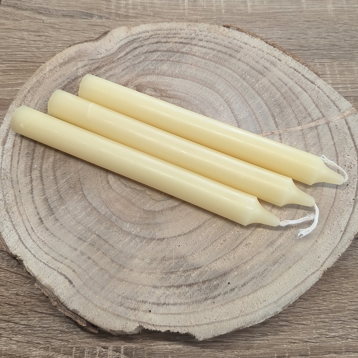 Bougie Teintée Masse 22cm - Ivoire - Ether et sens