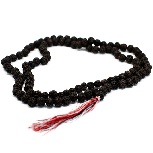 Mala Rudraksha 108 Perles - Noir