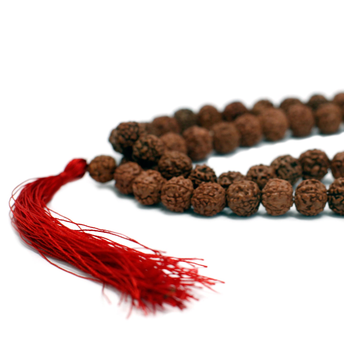 Mala Rudraksha 108 Perles - Marron