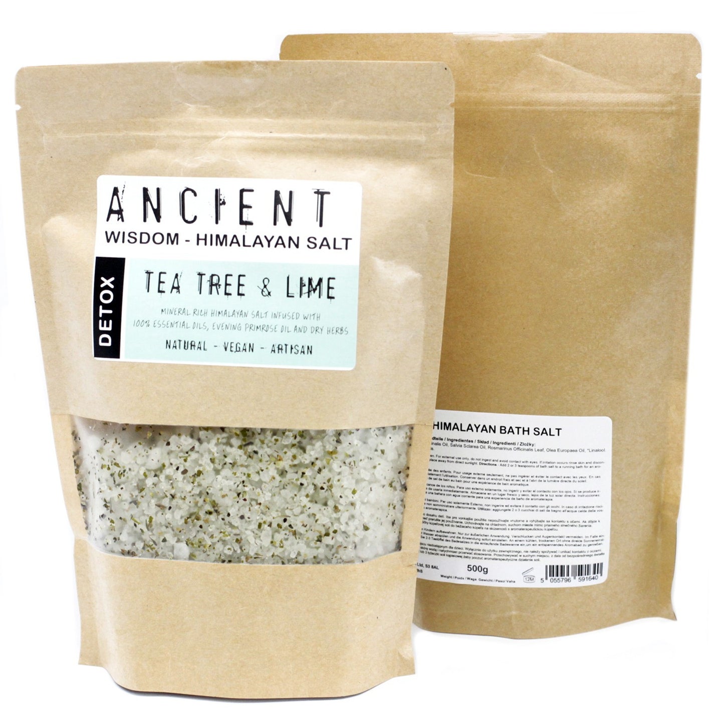 Sel de bain de l'Himalaya 500g - Détox