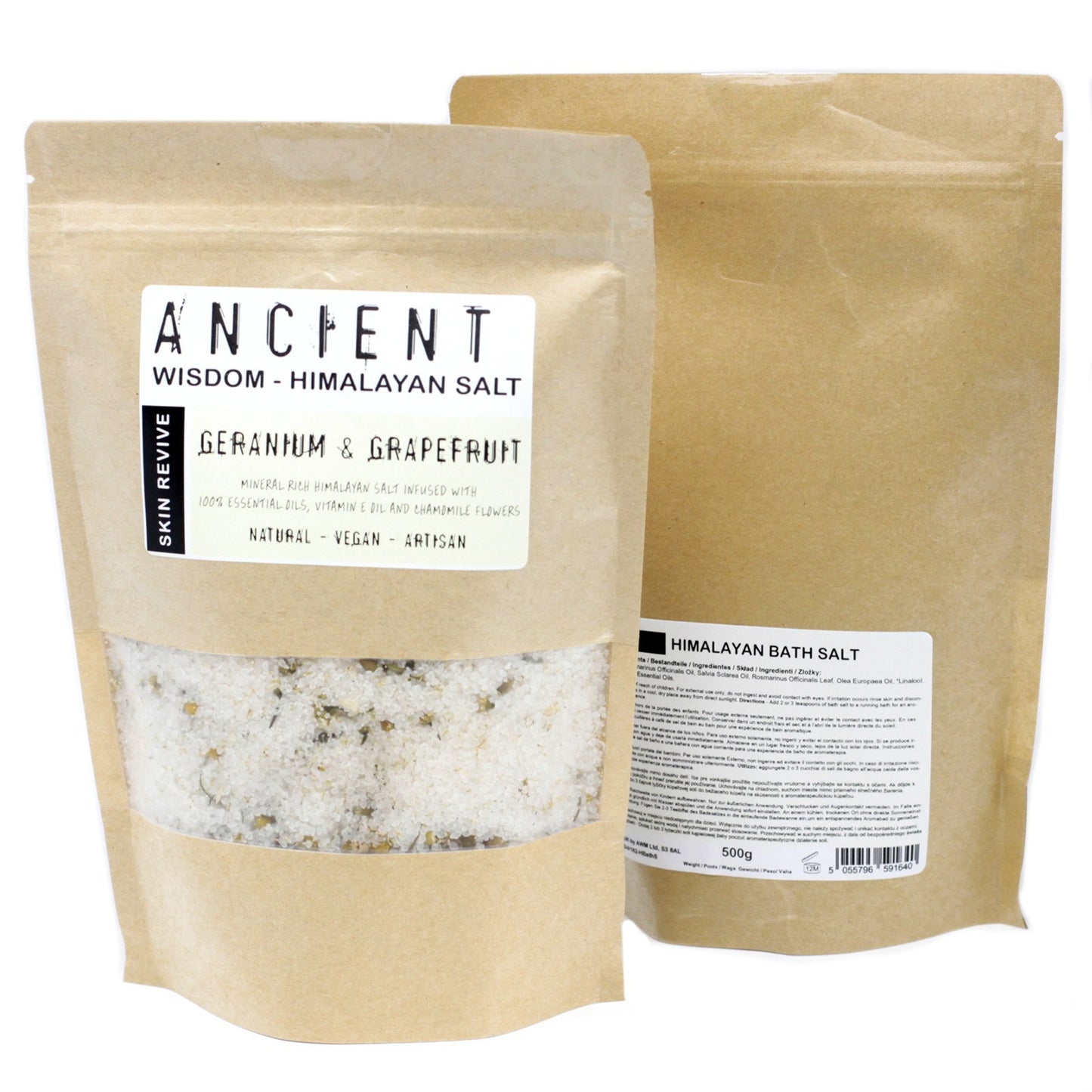 Sel de bain de l'Himalaya 500g - Ravivant Peau