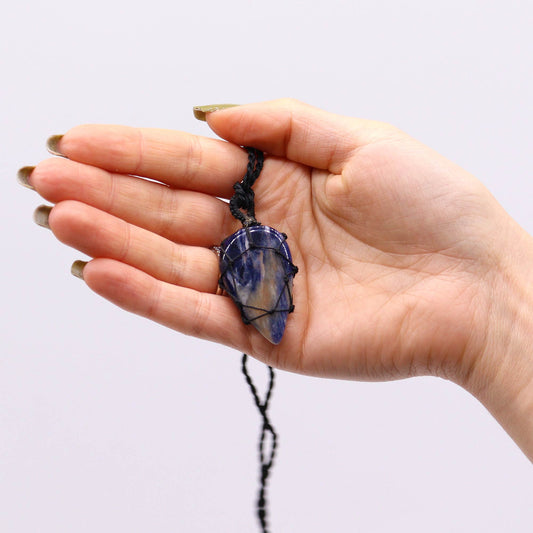 Collier Pierre Larme - Sodalite