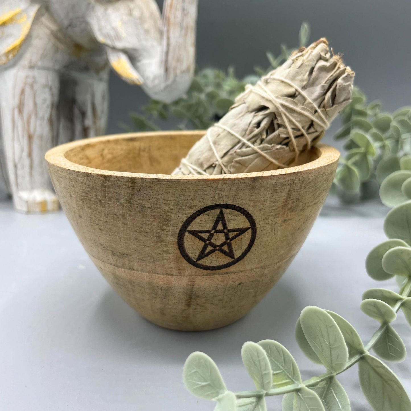 Bol en Bois de manguier - Pentacle