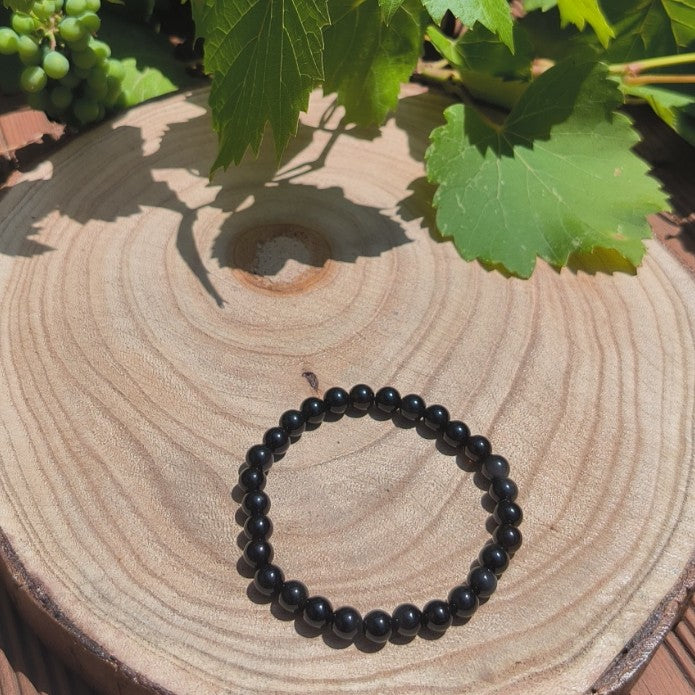 Bracelet Obsidienne Œil Céleste 6mm