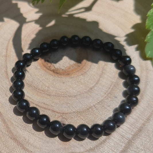 Bracelet Obsidienne Œil Céleste 6mm