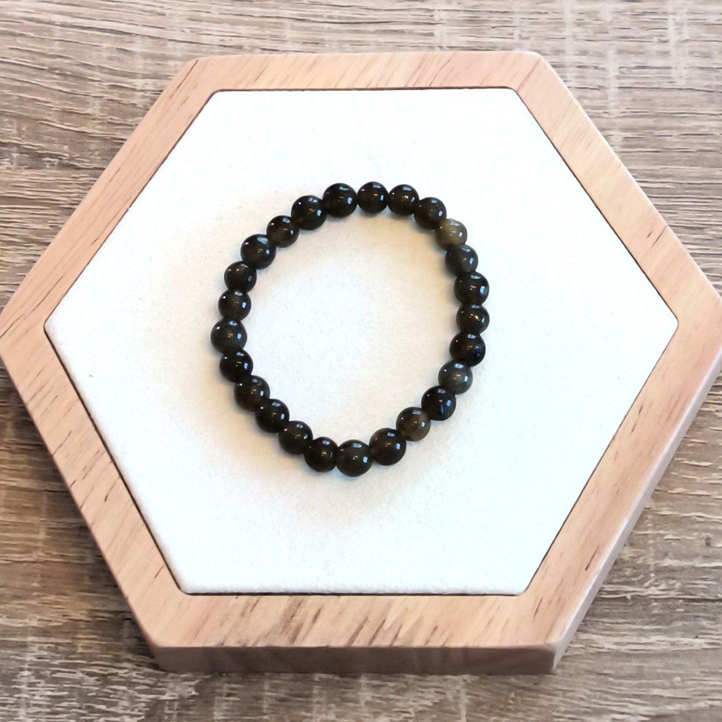 Bracelet Enfant Labradorite 6mm (Taille 0)