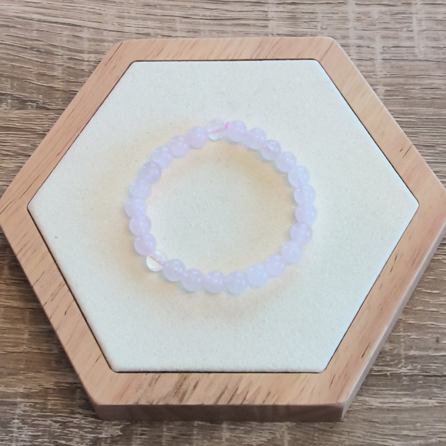 Bracelet Enfant Quartz Rose 6mm (Taille 0)