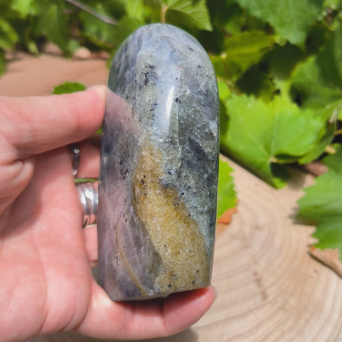 Labradorite violette - Forme libre n°4
