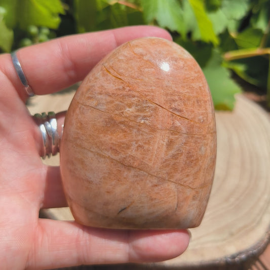 Pierre de Lune beige - Forme libre n°1