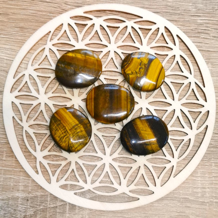 Galet ŒIL DE TIGRE Qualité EXTRA - Ether et sens