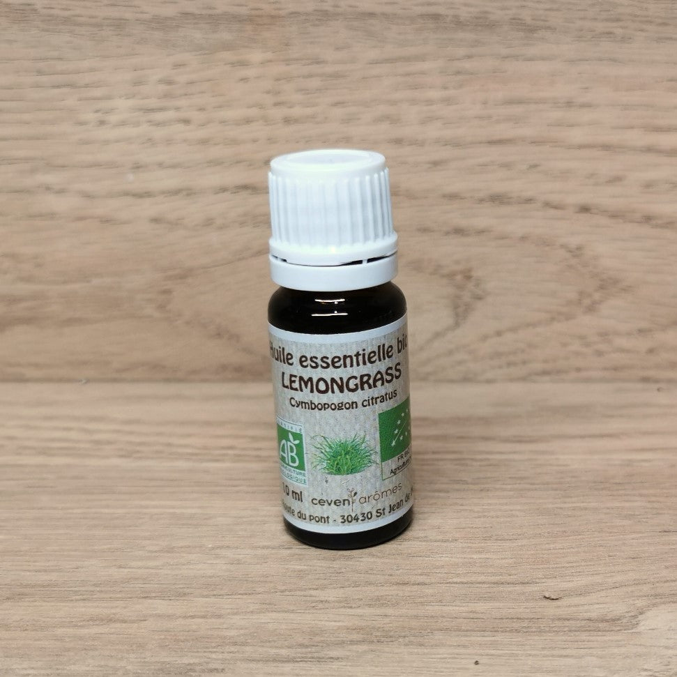 Huile Essentielle Bio Lemongrass 10ml - Ether et sens