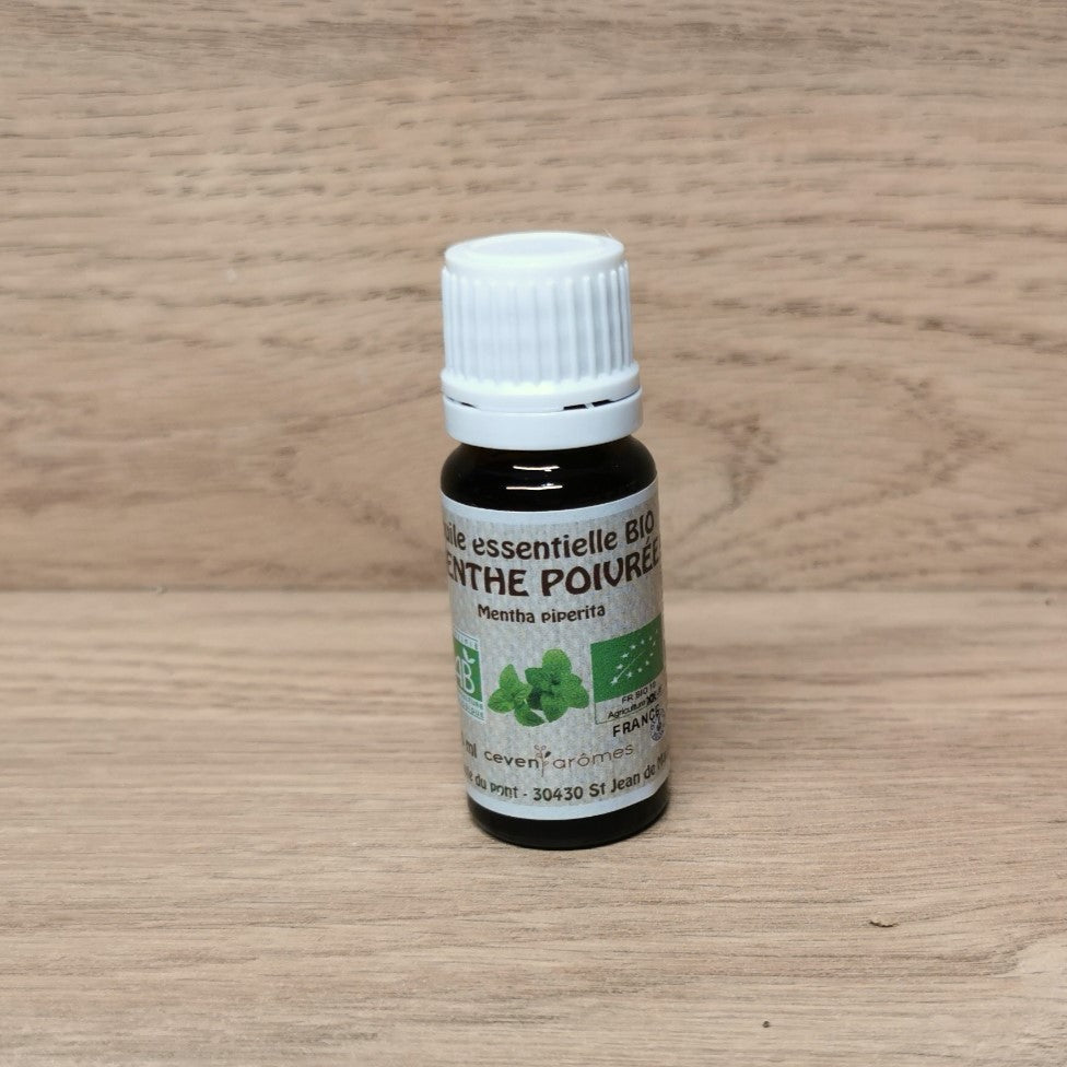 Huile Essentielle Bio Menthe poivrée 10ml - Ether et sens