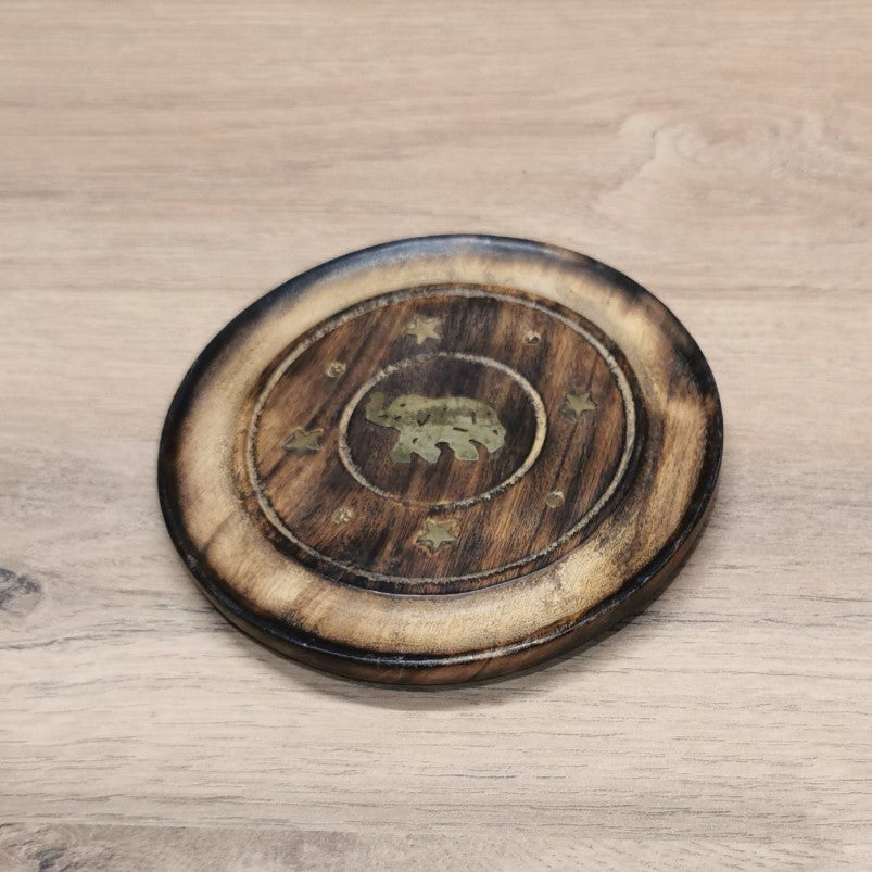 Disque porte-encens Bois de manguier - Elephant