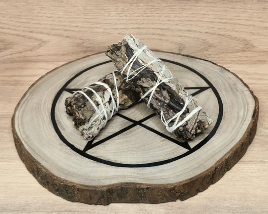 Sauge Blanche & Sauge Noire (armoise) Bâton 10cm - Ether et sens