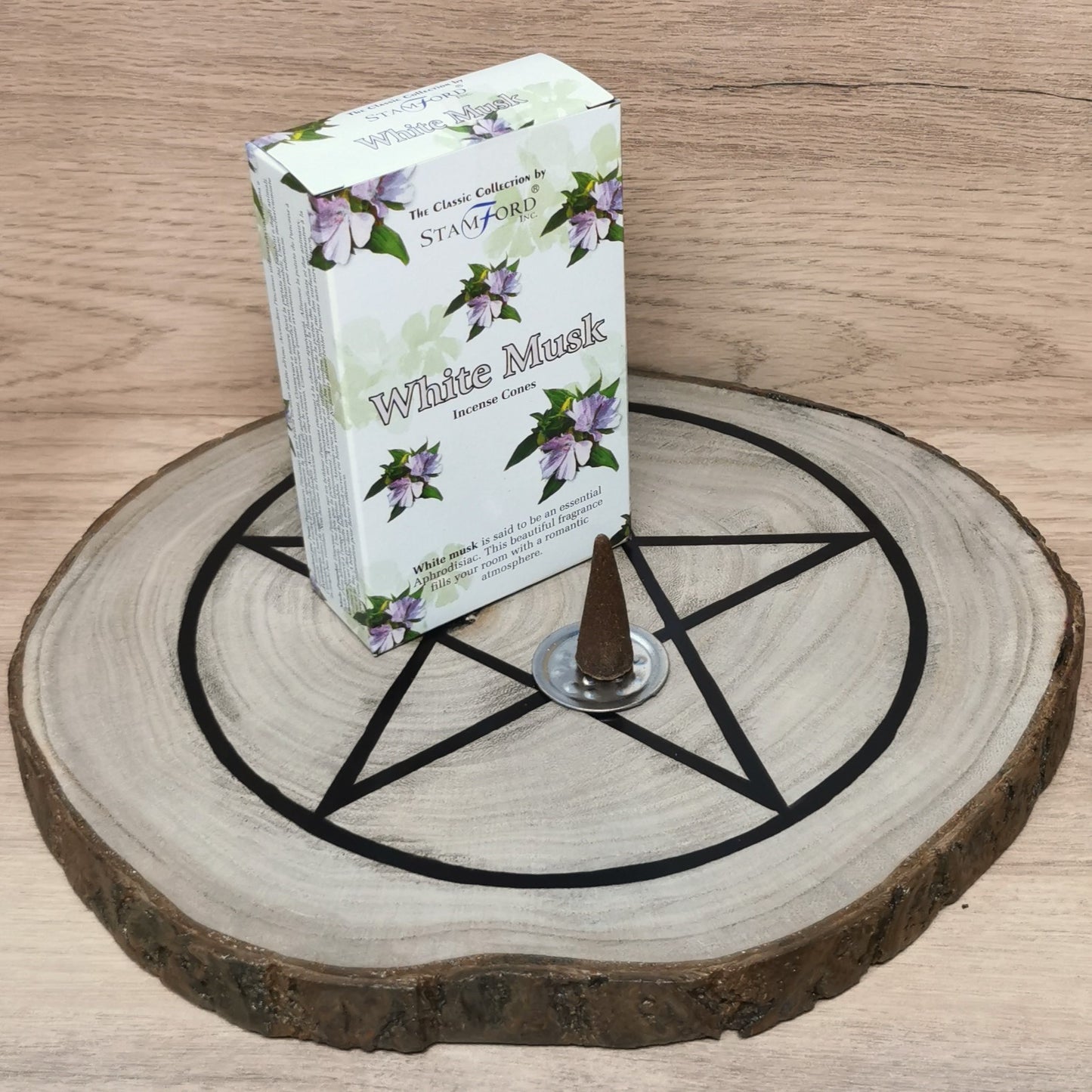 Cônes encens Stamford Premium - Musc Blanc