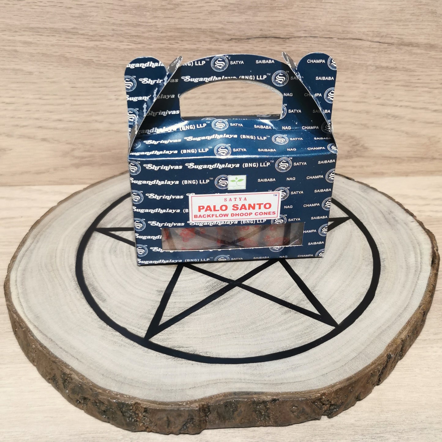 Encens Satya cône Backflow Dhoop - Palo Santo - Ether et sens