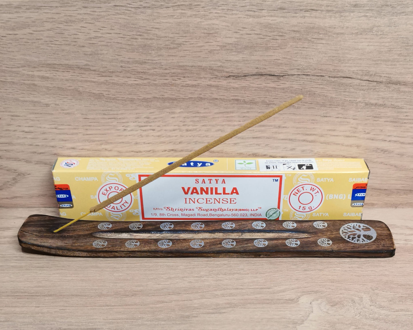 Encens SATYA 15g - Vanille - Ether et sens