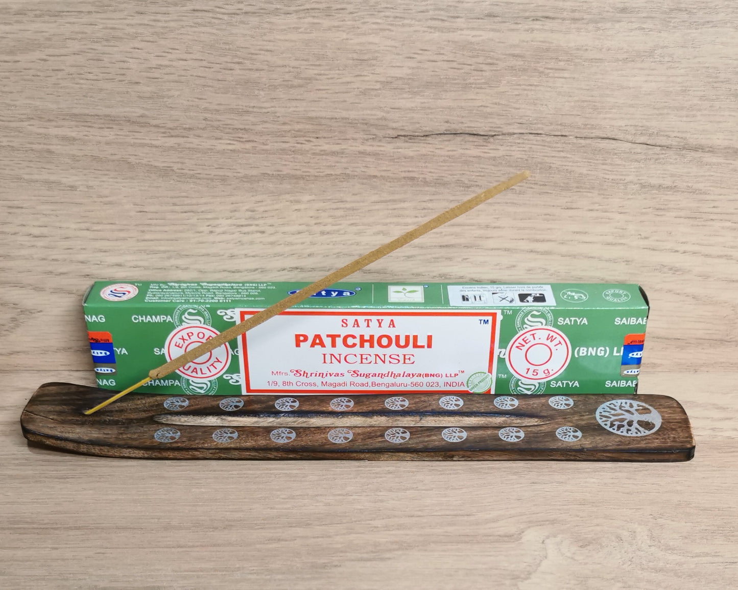 Encens SATYA 15g - Patchouli - Ether et sens