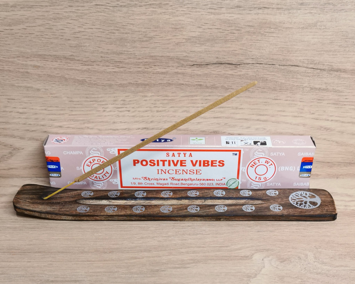 Encens SATYA 15g - Positive Vibes - Ether et sens