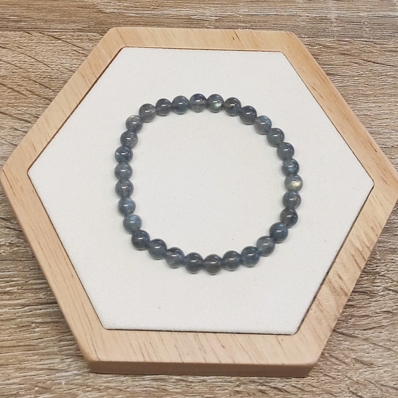 Bracelet LABRADORITE qualité 'AA' 6mm