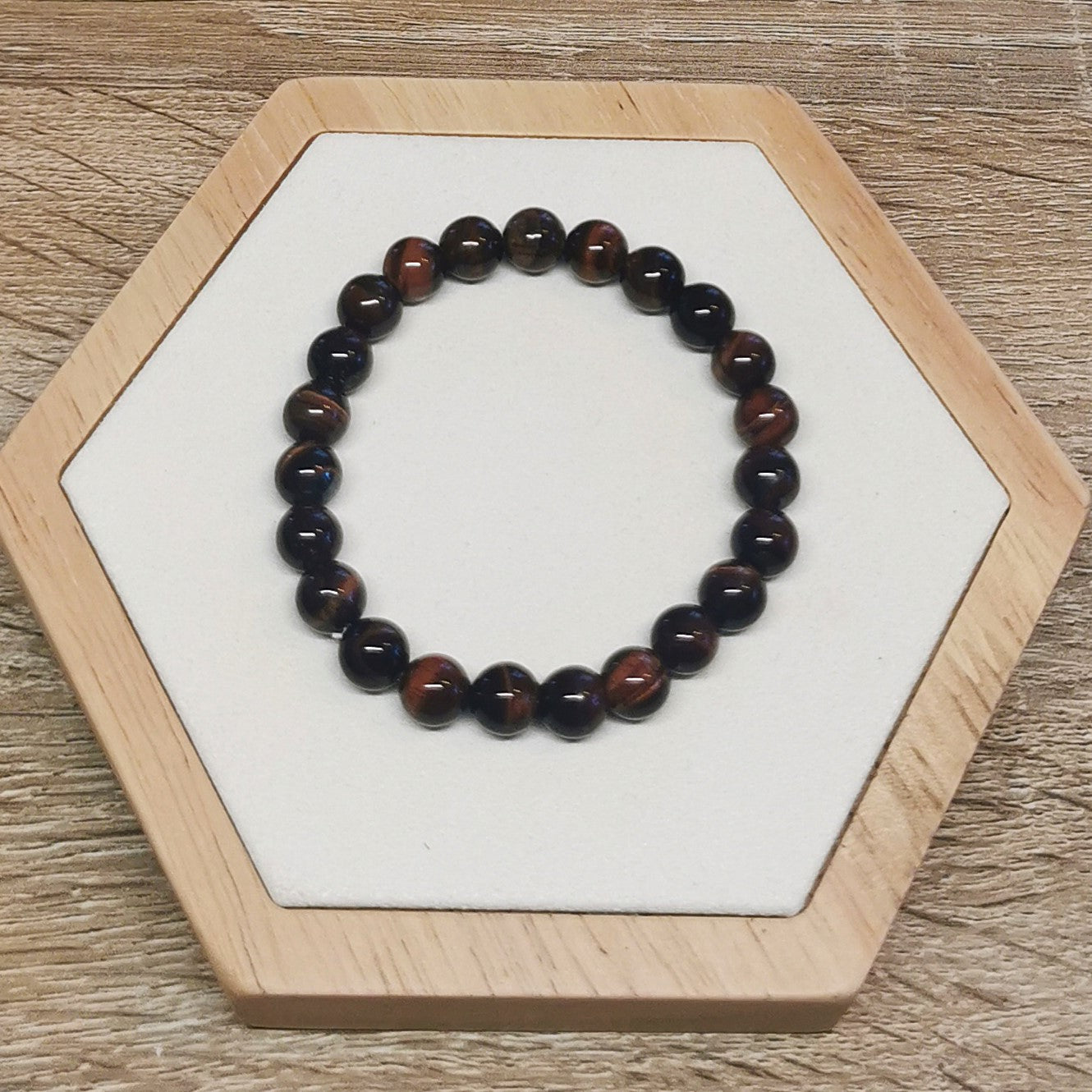 Bracelet Oeil de Taureau 8mm