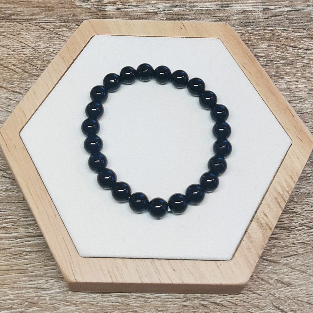 Bracelet Onyx Noir 8mm