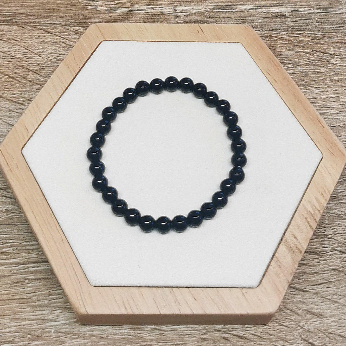 Bracelet Onyx Noir 6mm