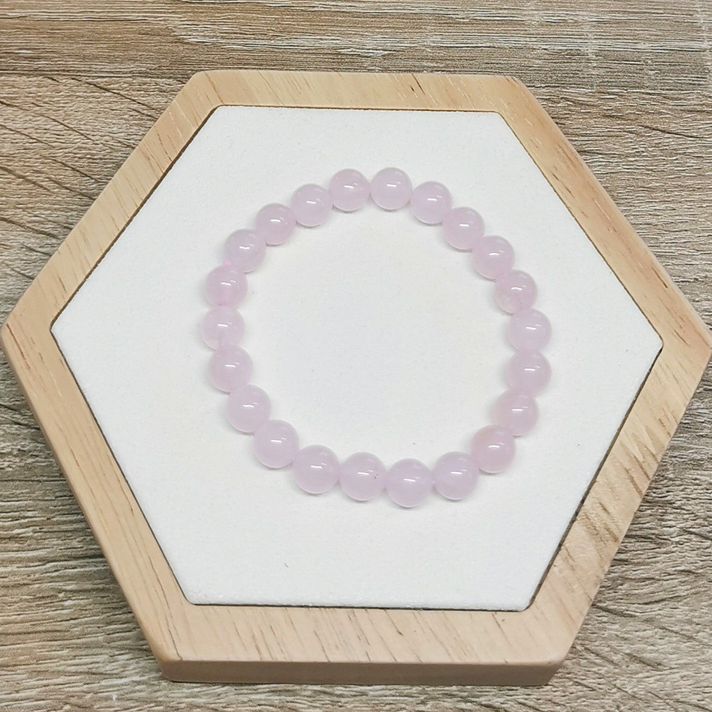 Bracelet Quartz Rose 8mm