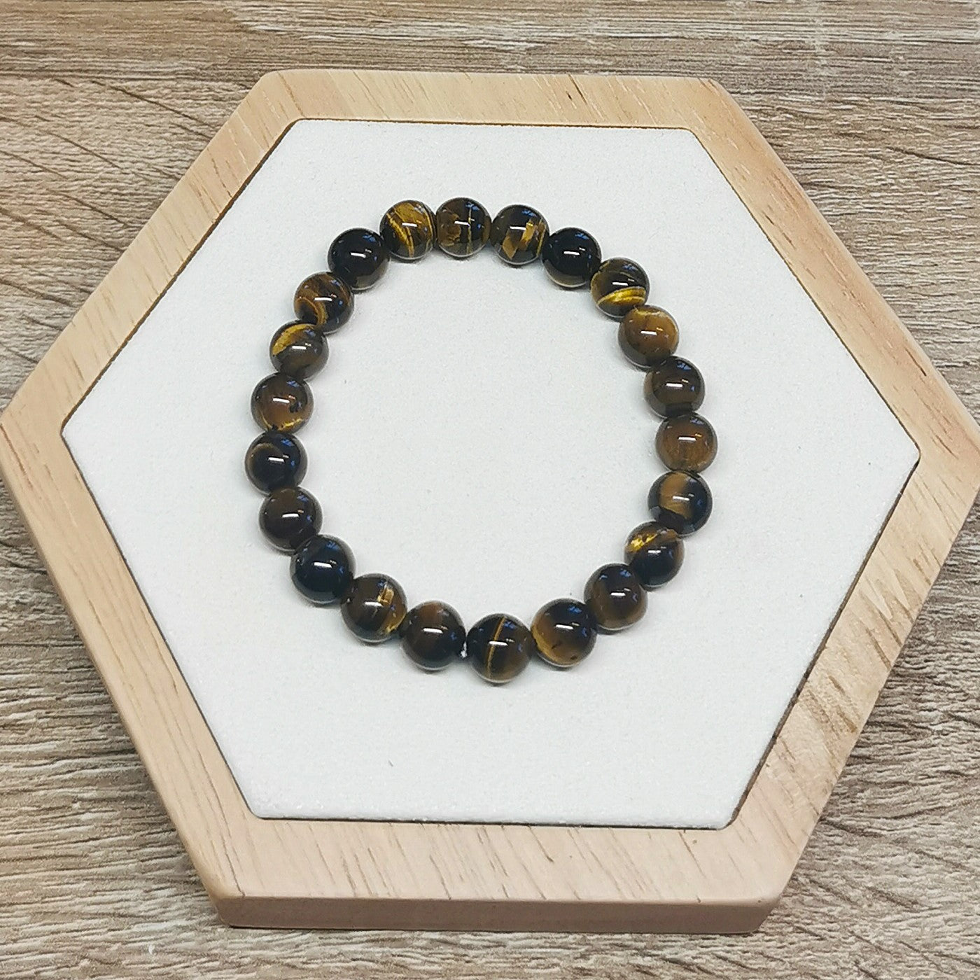 Bracelet Oeil de Tigre 8mm
