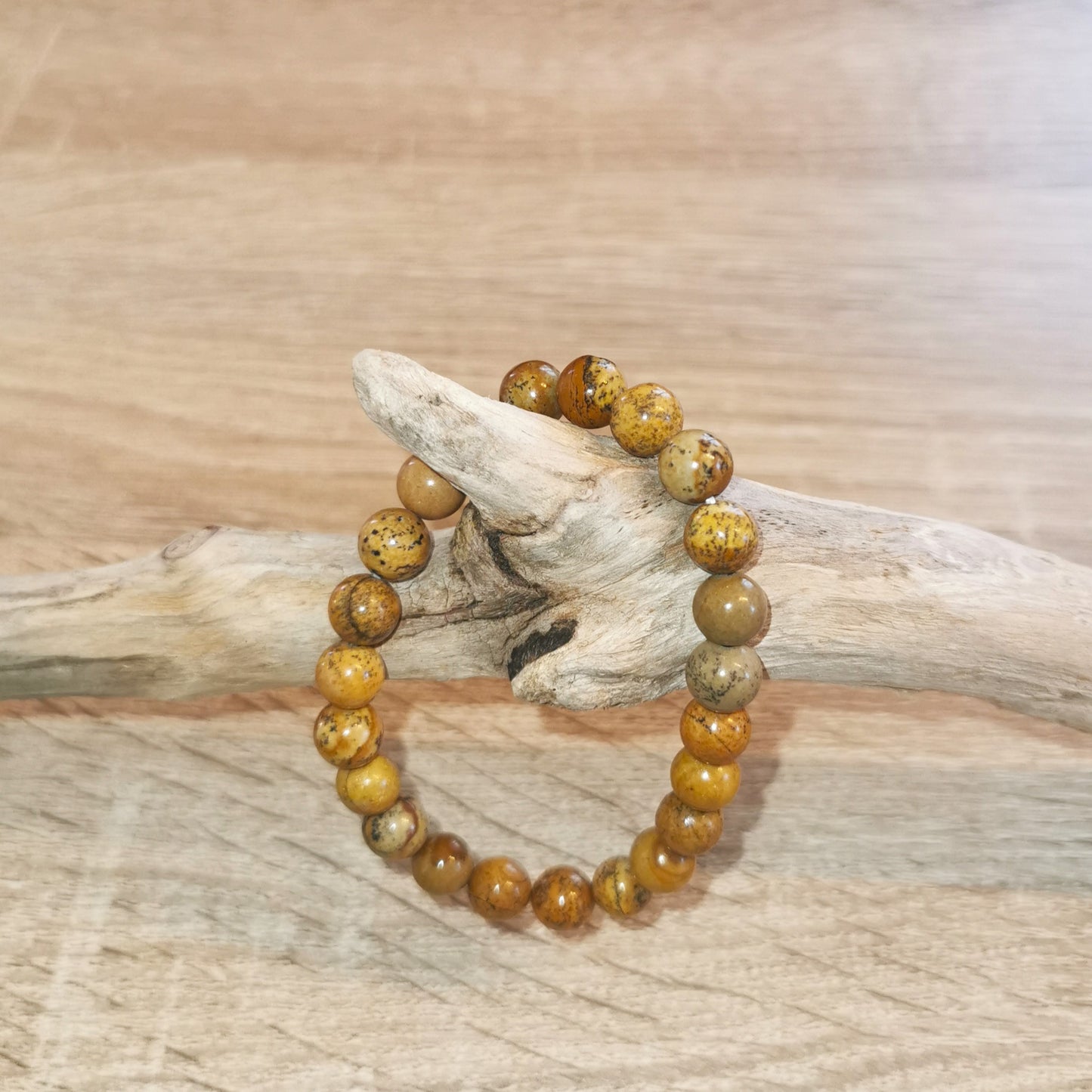 Bracelet Jaspe Paysage 8mm