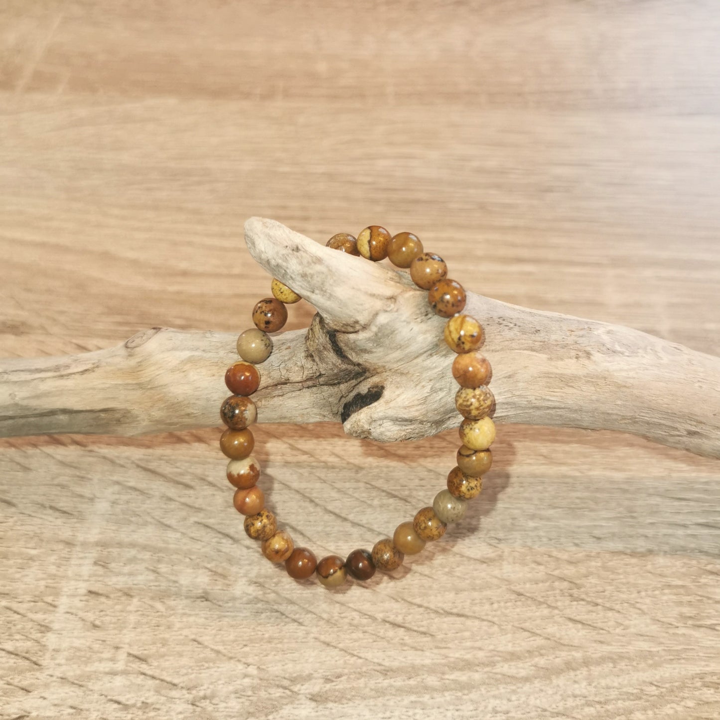 Bracelet Jaspe Paysage 6mm