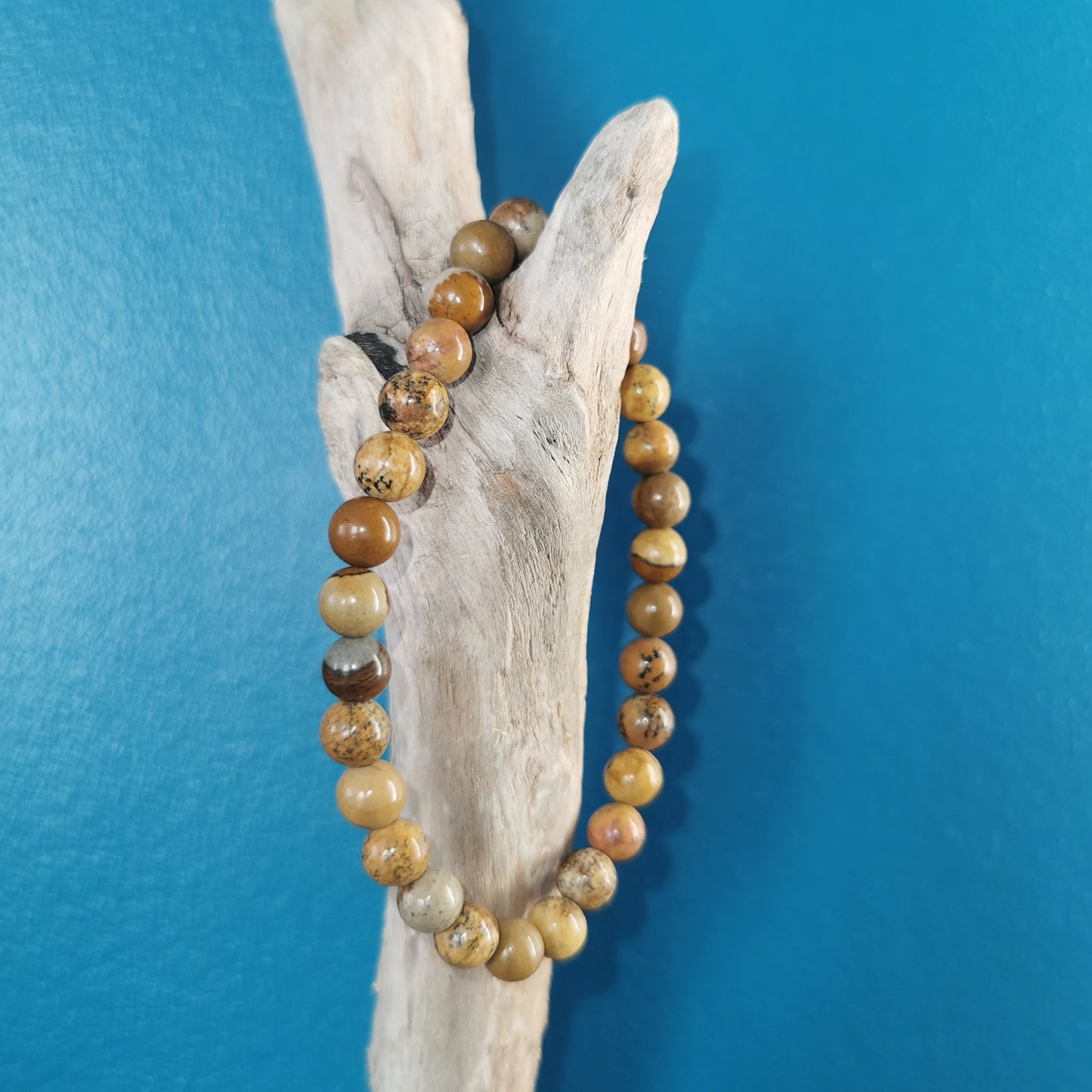 Bracelet Jaspe Paysage 6mm