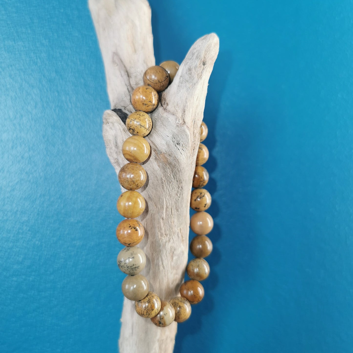 Bracelet Jaspe Paysage 8mm