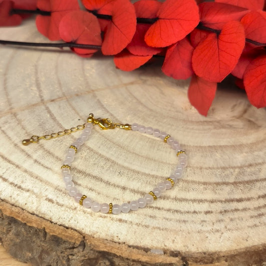 Bracelet AWEN Quartz rose - Ether et sens