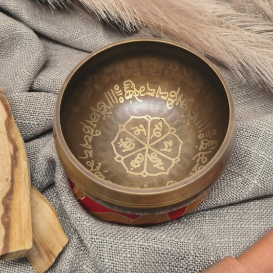 Bol Chantant Tibétain "OM" – 80 mm - Ether et sens