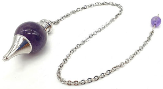 Pendule sphère Améthyste 4cm - Ether et sens