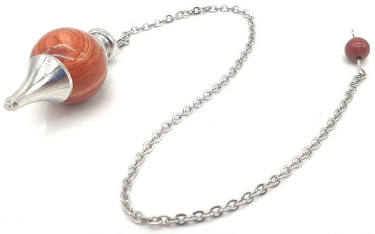 Pendule sphère Jaspe Rouge 4cm - Ether et sens