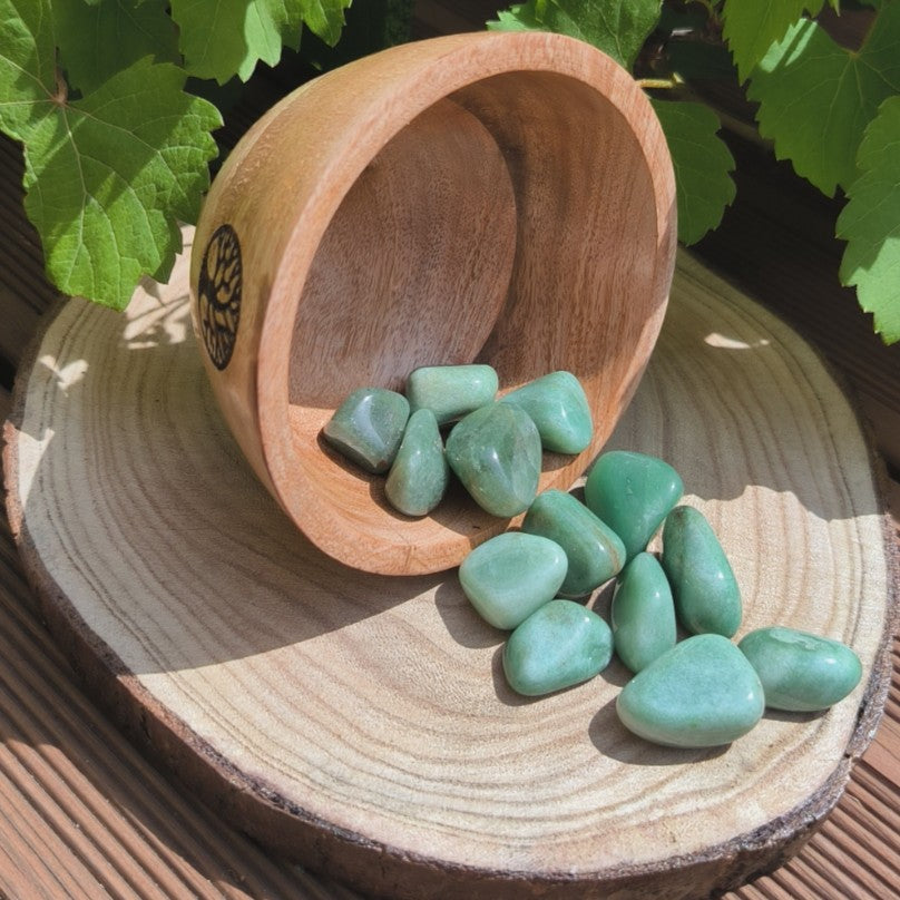 Pierre roulée AVENTURINE Qualité A - Ether et sens