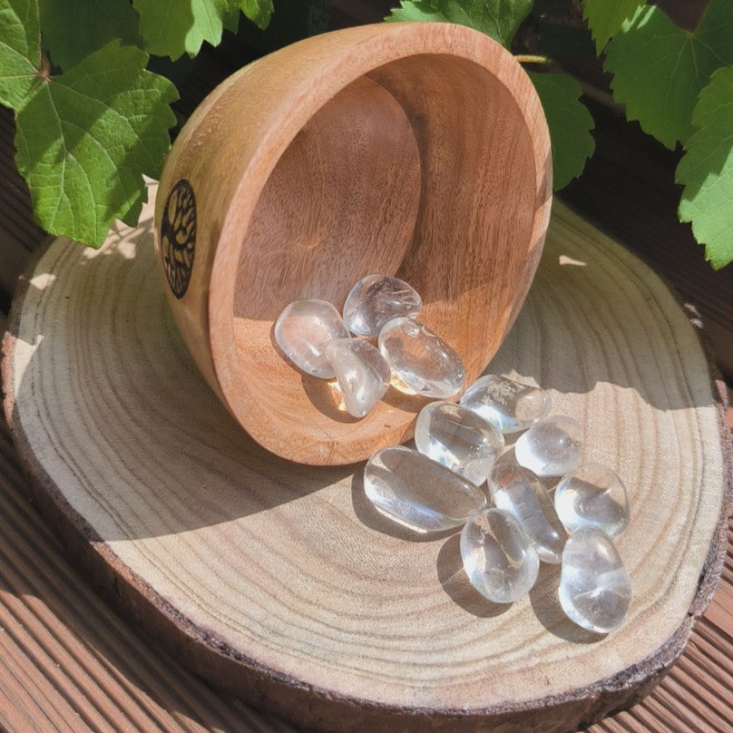 Pierre roulée CRISTAL DE ROCHE Qualité EXTRA - Ether et sens