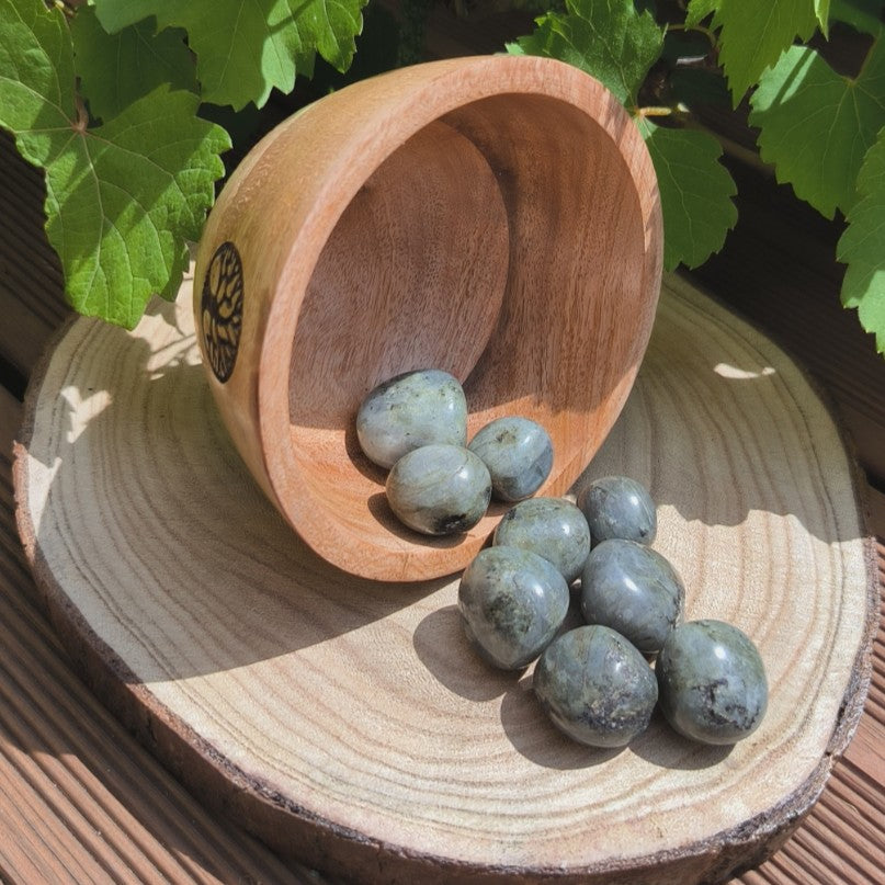 Pierre roulée LABRADORITE Qualité EXTRA - Ether et sens