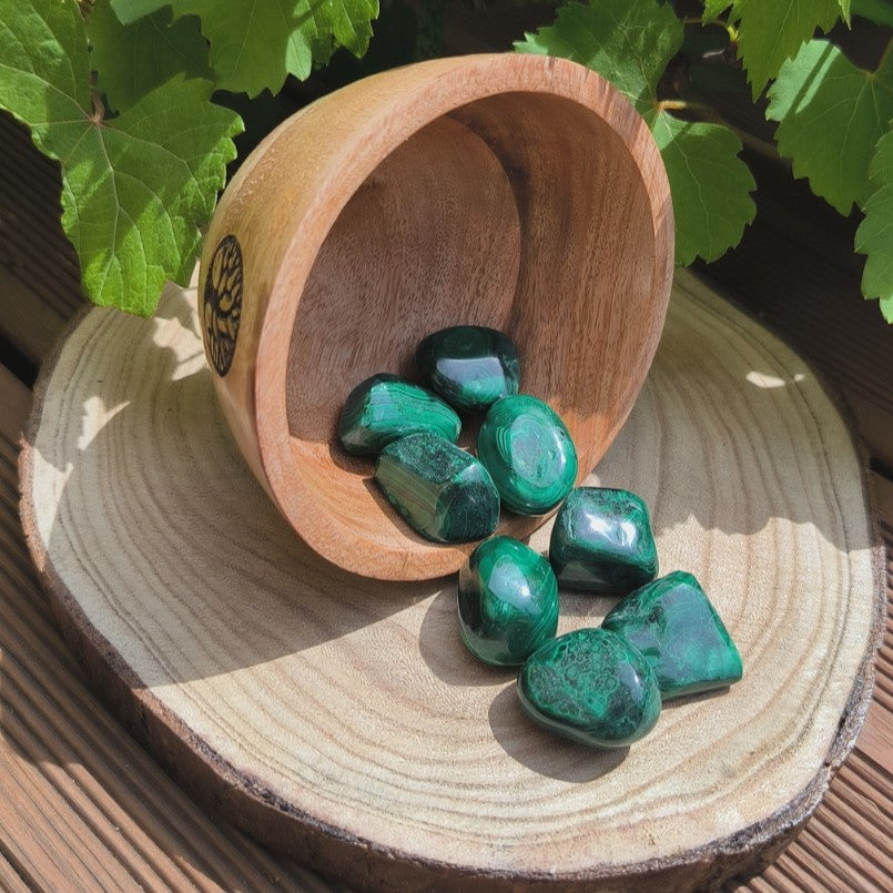 Pierre roulée MALACHITE Qualité A