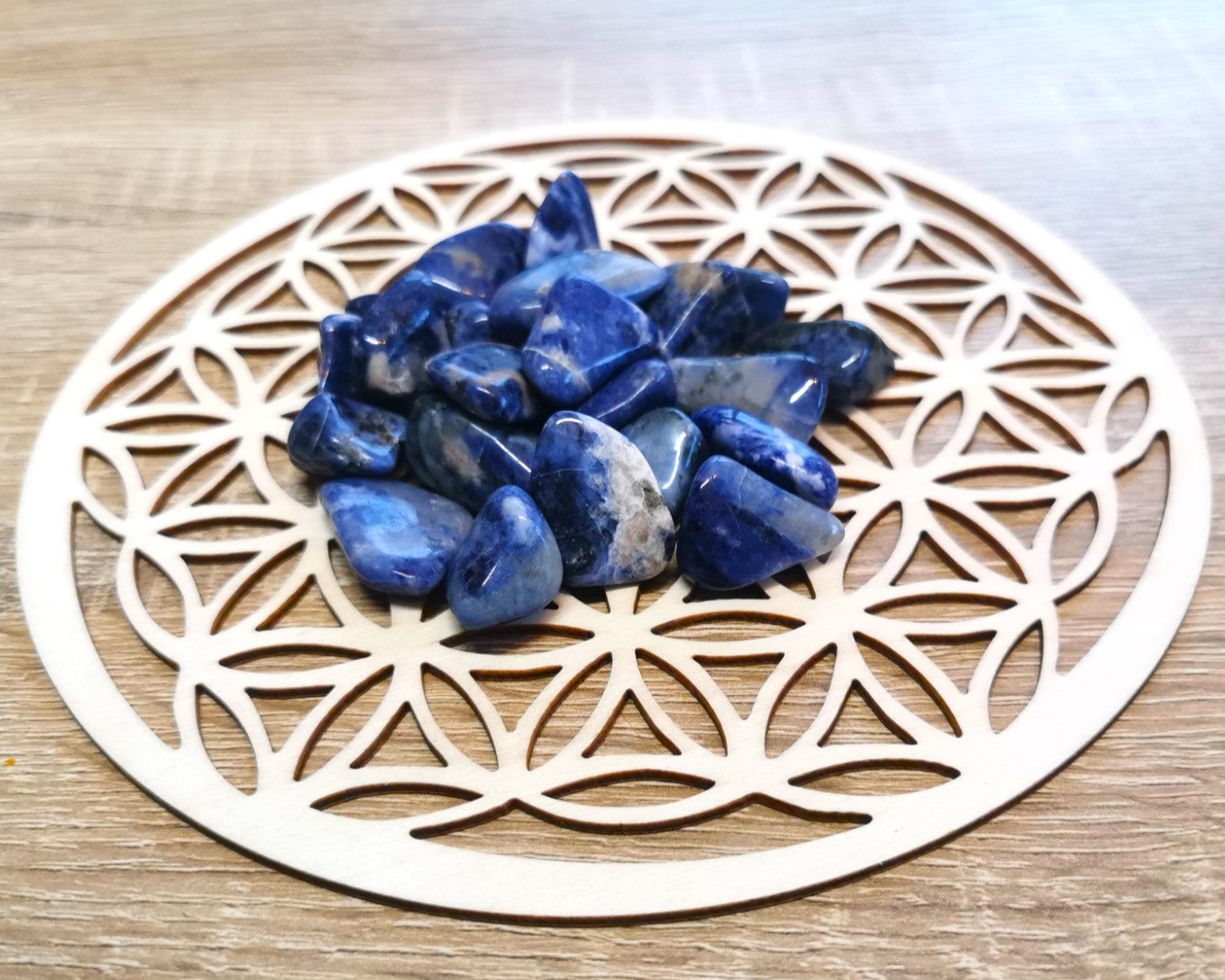 Pierre roulée SODALITE Qualité A - Ether et sens