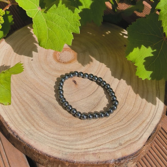 Bracelet Hématite 6mm