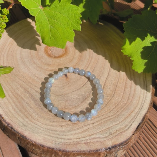 Bracelet LABRADORITE qualité 'AA' 6mm