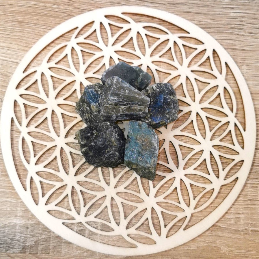 Pierre brute LABRADORITE Qualité "AAA" - Ether et sens