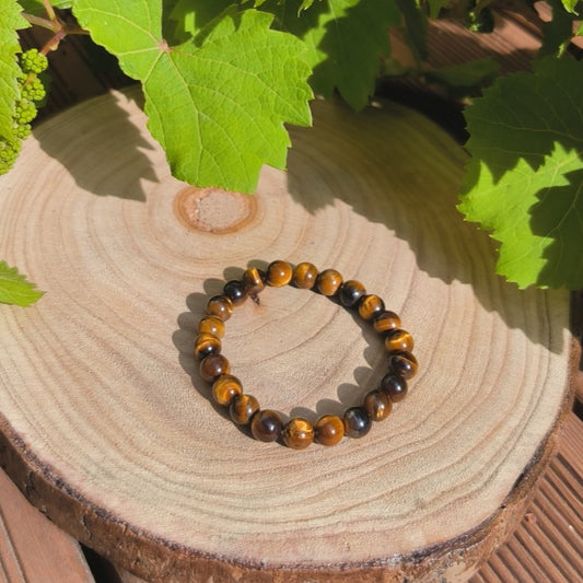 Bracelet Oeil de Tigre 8mm