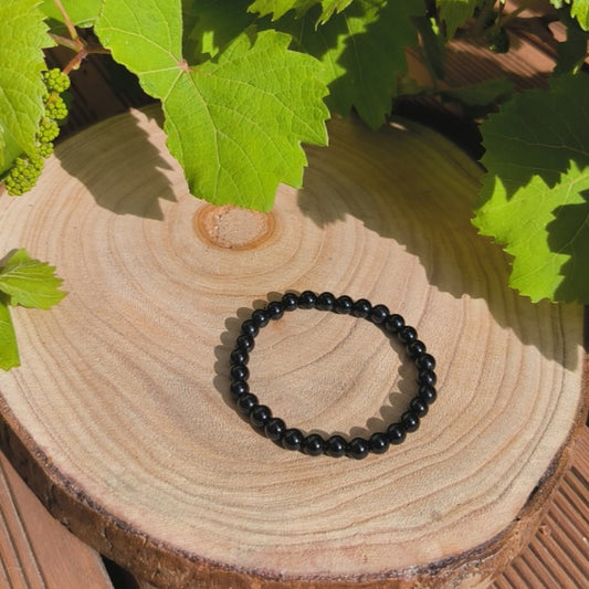 Bracelet Onyx Noir 6mm