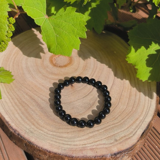 Bracelet Onyx Noir 8mm